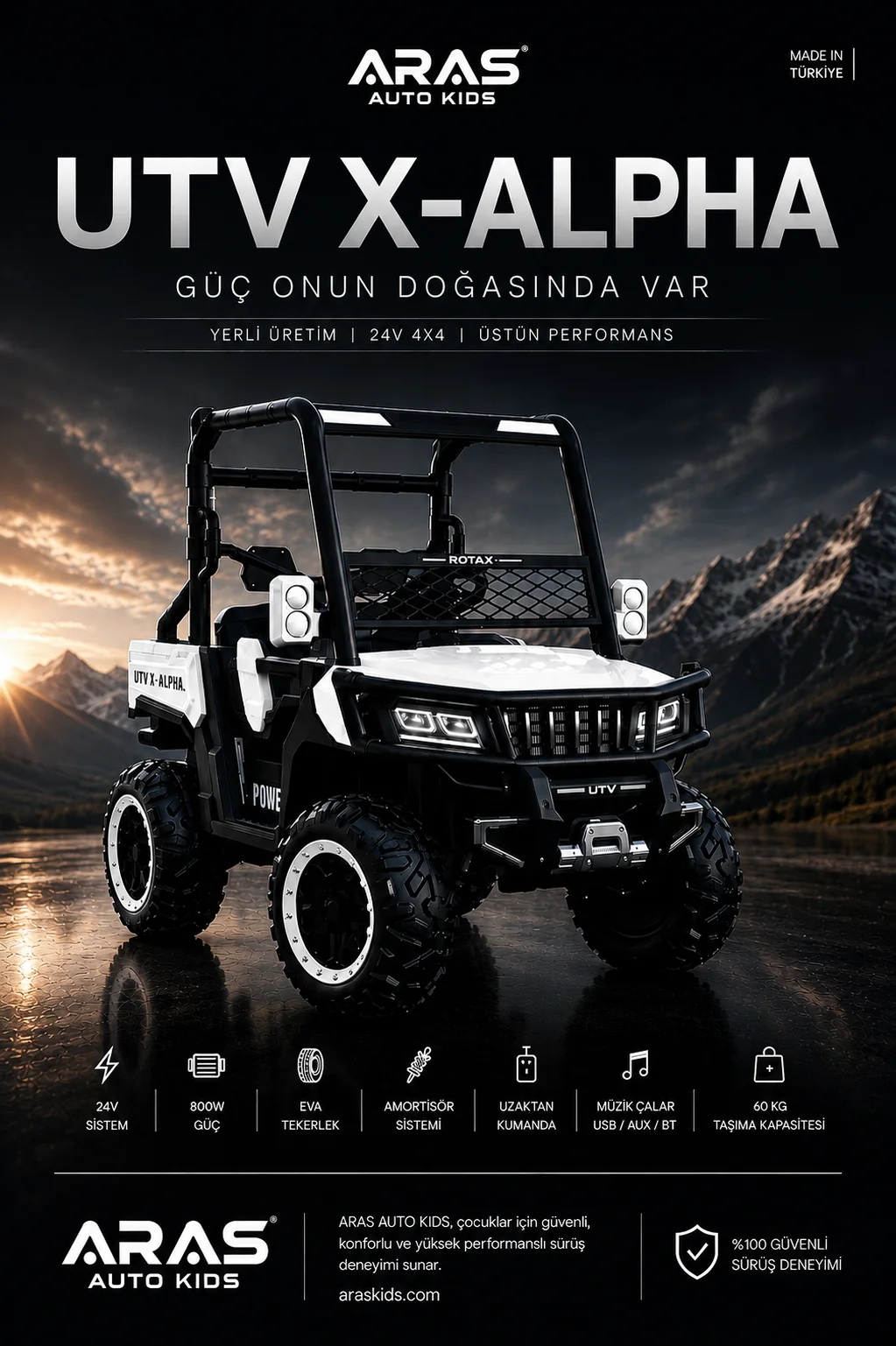 Beyaz UTV X-ALPHA tanıtım afişi